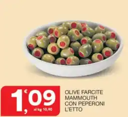 Sisa Olive farcite mammouth con peperoni l'etto offerta