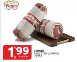 Sisa Veroni pancetta coppata l'etto offerta
