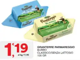 Sisa Granterre parmareggio burro classico/senza lattosio offerta