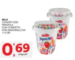 Sisa Milk yogurt kids fragola con confetti/ con mashmallow offerta