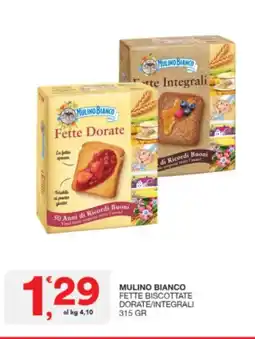 Sisa Mulino bianco fette biscottate dorate/integrali offerta