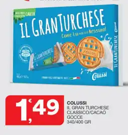 Sisa Colussi il gran turchese classico/cacao gocce offerta