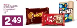 Sisa Nestle kit kat classico dark/white/ lion/smarties tubo offerta