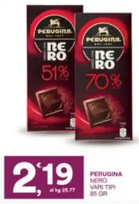 Sisa Perugina nero vari tipi offerta