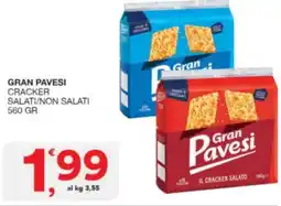 Sisa Gran pavesi cracker salati/non salati offerta