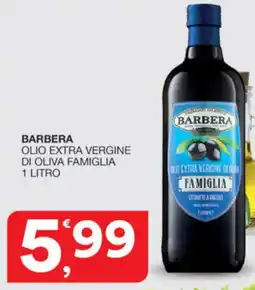 Sisa Barbera olio extra vergine di oliva famiglia offerta