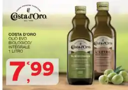 Sisa Costa d'oro olio evo biologico/ integrale offerta