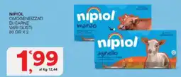 Sisa Nipiol omogeneizzati di carne vari gusti offerta