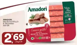 Sisa Amadori salsicce pollo e tacchino offerta