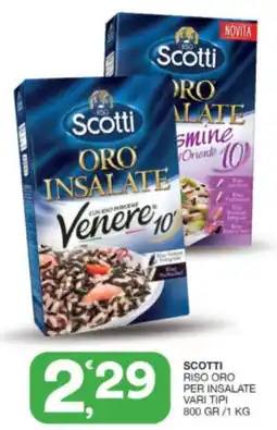 Sisa Scotti riso oro per insalate vari tipi offerta