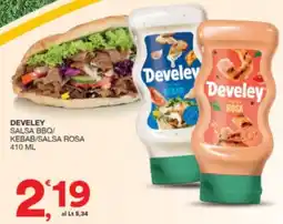 Sisa Develey salsa bbq/ kebab/salsa rosa offerta