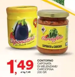 Sisa Contorno caponata di melenzane/ carciofina offerta