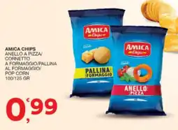 Sisa Amica chips anello a pizza/ cornetto a formaggio/pallina al formaggio/ pop corn offerta