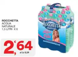 Sisa Rocchetta acqua naturale offerta