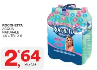 Sisa Rocchetta acqua naturale offerta