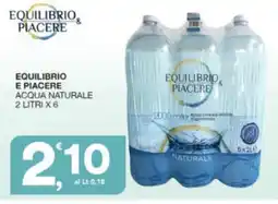 Sisa Equilibrio e piacere acqua naturale offerta