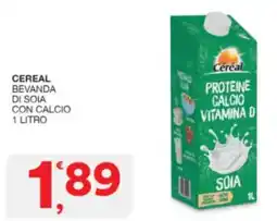 Sisa Cereal bevanda di soia con calcio offerta