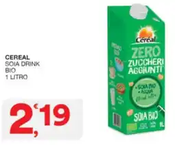 Sisa Cereal soia drink bio offerta