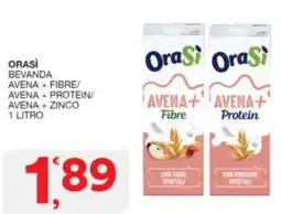 Sisa Orasì bevanda avena + fibre/ avena+protein/ avena+zinco offerta