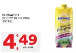 Sisa Sunsweet succo di prugne offerta