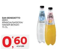 Sisa San benedetto zero arancia/gassosa/ ginger biondo offerta