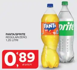 Sisa Fanta/sprite regular/zero offerta