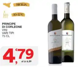 Sisa Principe di corleone vini vari tipi offerta