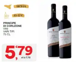 Sisa Principe di corleone vini vari tipi offerta