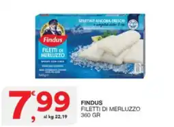 Sisa Findus filetti di merluzzo offerta