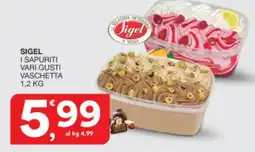 Sisa Sigel i sapuriti vari gusti vaschetta offerta
