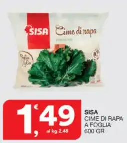 Sisa cime di rapa a foglia