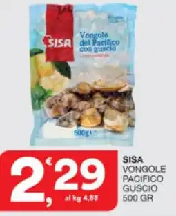 Sisa Sisa vongole pacifico guscio offerta