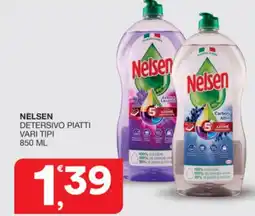 Sisa Nelsen detersivo piatti vari tipi offerta