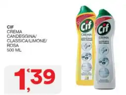 Sisa Cif crema candeggina/ classica/limone/ rosa offerta