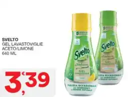 Sisa Svelto gel lavastoviglie aceto/limone offerta