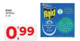 Sisa Raid spirali x 10 offerta