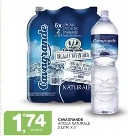 Sisa Cavagrande acqua naturale offerta