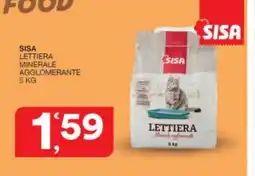 Sisa Sisa lettiera minerale agglomerante offerta