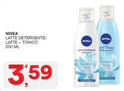 Sisa Nivea latte detergente/ latte + tonico offerta