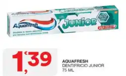 Sisa Aquafresh dentifricio junior offerta