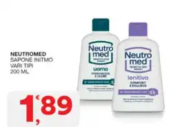 Sisa Neutromed sapone initmo vari tipi offerta