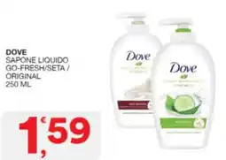 Sisa Dove sapone liquido go-fresh/seta/ original offerta