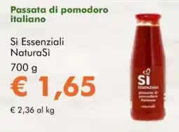 NaturaSì Passata di pomodoro italiano Sì Essenziali NaturaSi offerta