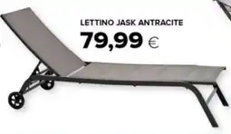Oasi Lettino jask antracite offerta