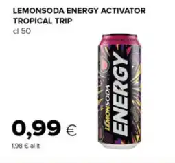 Oasi Lemonsoda energy activator tropical trip offerta
