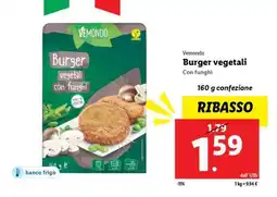 Lidl Vemondo Burger vegetali offerta