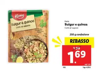 Lidl Kania Bulgur e quinoa offerta