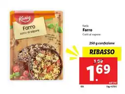 Lidl Kania Farro offerta
