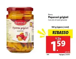 Lidl Baresa Peperoni grigliati offerta
