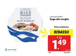 Lidl SUGO ALLO SCOGLIO offerta